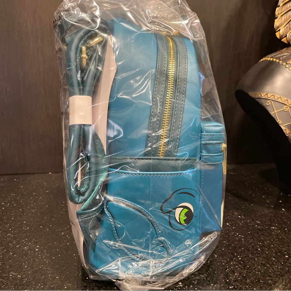 Loungefly Disney Pinocchio Whale and Raft Monstro Mini Backpack Brand New - Picture 6 of 12